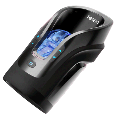 Leten 3D  Telescopic Male Masturbator Rotating Retractable Strong Sucking Vibrator Oral Sex Toy for Men Blowjob Sex Machine.