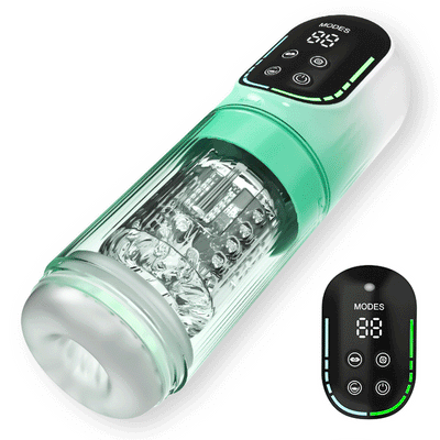 อมควยลิ้นเลียชาย Masturbator Vibrator สำหรับผู้ชายอัตโนมัติ Oral Deep Throat ช่องคลอด Masturbator ถ้วยความร้อนชายของเล่น