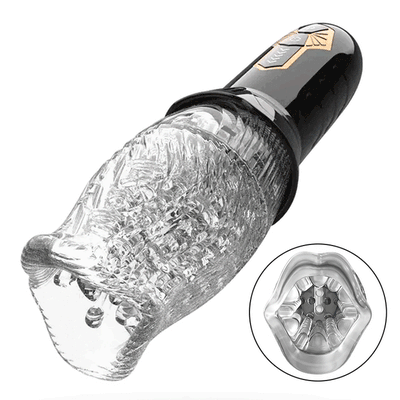 Rotating Vibrating Masturbation Cup อัตโนมัติชายสําเร็จความใคร่คัพดูดการสั่นสะเทือนอวัยวะเพศชาย Oral เครื่องดูดอมควย Masturbator จริงช่องคลอดสูญญากาศเพศของเล่น