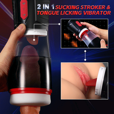 Men's sex machine masturbator automatic voice interactive masturbator intelligent constant temperature penis exerciser