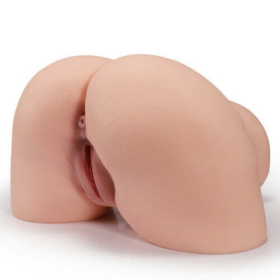 6KG Male Masturbators Sex Toy - Clear Sex Doll for Penis Stroker with Virgin Vagina and Anal, Scaled-Down Size Pocket Pussy Ass with 2 Hole, Flesh Light Blowjob Machine Male Adult Sex Toys