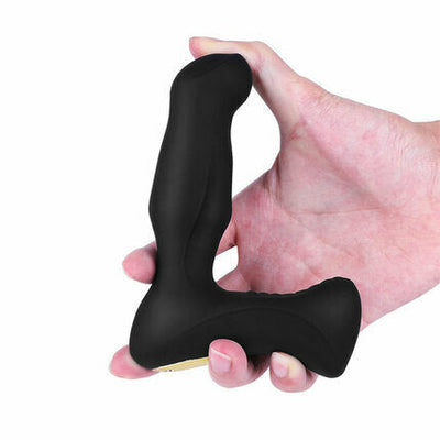 Vibrating Prostate Massager Gelugee  Anal Plug Vibrator เซ็กซ์ทอยสำหรับชาย Prostate Massager 360องศากระตุ้นชาย Buttplug ด้วยแหวน Cock