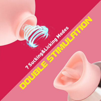 ลิ้นเลีย Clitoral  Vibrator 10 Wiggling Vibrating Clitoris หัวนมนวดหญิงกระตุ้นของเล่นสําหรับผู้ใหญ่เพศ