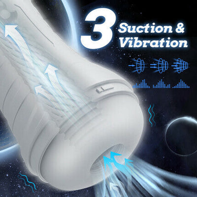 STARK 3 Sucking and Vibrating Masturbators Electric Pocket Pussy Male Masturbation Cup ชายความใคร่ด้วยตนเองคัพยืดหมุนความร้อนหญิงเสียงช่องปากเพศช่องคลอดเซ็กส์ทอยผู้ใหญ่ของเล่นผลิตภัณฑ์ Shikoku ภาษา