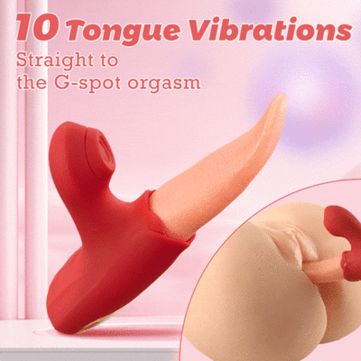 Flapping Tongue Licking Vibrator G Spot Vibrator สําหรับผู้หญิงลิ้นสั่นและดูดโหมดนวด Clitoral หัวนม Anal Stimulator คู่ผู้ใหญ่อุปกรณ์