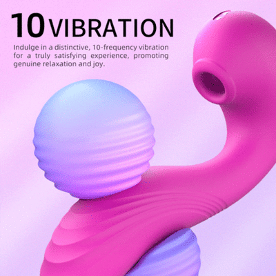 TRIPLE AROUSAL Clitoral Sucking 5 Licking 10 Vibrating G Spot Vibrator G Spot Vibrator สําหรับผู้หญิงลิ้นสั่นและดูดโหมดนวด Clitoral หัวนม Anal Stimulator คู่ผู้ใหญ่อุปกรณ์