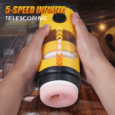 Automatic Telescopic Masturbator Powerful Thrusting High Speed Male Masturbation Cup Machine Sex Toy for Men Airplane Cup
