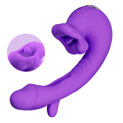 3 ใน 1 Clitoral Sucking Vibrator หญิงสําหรับผู้หญิง Clit Clitoris Sucker ลิ้นเลีย Dildo ผู้ใหญ่ Goods Sex ของเล่นหญิง
