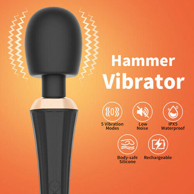 5 Frequency 3 Speed Full Body Massage Wand Vibrators