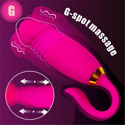 SEX TOYS เครื่องสั่นปลั๊กเสียบก้นแบบหมุนได้360 ° เครื่องนวดต่อมลูกหมากของผู้หญิงผู้ชายเครื่องสั่นแอปเกย์ทางทวารหนักอุปกรณ์เซ็กซ์ทอยผู้ใหญ่