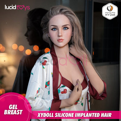 XYDoll - Misa - Silicone TPE Hybrid Sex Doll - 170cm - Implanted Hair & Gel Breast - Natural