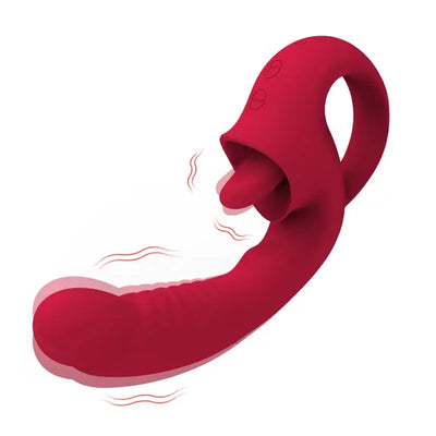 SEX TOYS ไวเบรเตอร์กระตุ้นลิ้นแบบสั่นสำหรับผู้หญิงอุปกรณ์กระตุ้นคลิตอริสสำหรับผู้ใหญ่เซ็กซ์ทอย