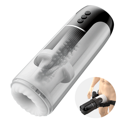 MasturbatorคัพอัตโนมัติTelescopicหมุนหีจริงช่องคลอดMasturbationอมควยผู้ใหญ่เพศของเล่นสําหรับผู้ชาย