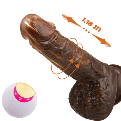 Thrusting Dildo Vibrator For Women, 3 In 1 Realistic Vibrating Dildo With 3 Insertion And 6 Vibration Modes, Remote Control Sex Toy For Female Sexual Pleasure, Adult Toys Female Adult