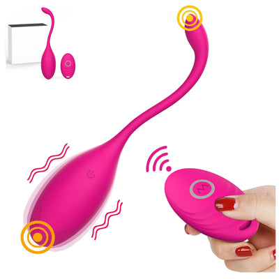10 Speeds Vibrating Egg ไข่สั่น Vaginal Ball Wireless Remote Jump Eggs Sex Toys ของเล่นทางเพศ Vibrator For Women Anal G-Spot Clitoris Stimulation