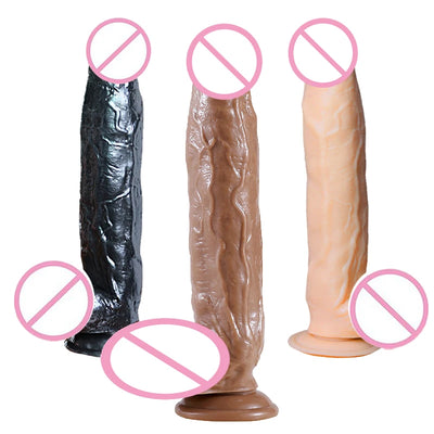 Moonuo Female Giant Masturbator  Extra Large Dildo Healthy Soft Glue Suction Cup For Women ดิลโด้ขนาดใหญ่พิเศษ  Sextoy
