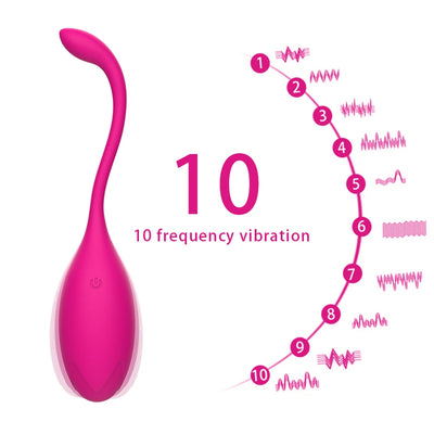 10 Speeds Vibrating Egg ไข่สั่น Vaginal Ball Wireless Remote Jump Eggs Sex Toys ของเล่นทางเพศ Vibrator For Women Anal G-Spot Clitoris Stimulation