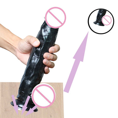 Moonuo Female Giant Masturbator  Extra Large Dildo Healthy Soft Glue Suction Cup For Women ดิลโด้ขนาดใหญ่พิเศษ  Sextoy