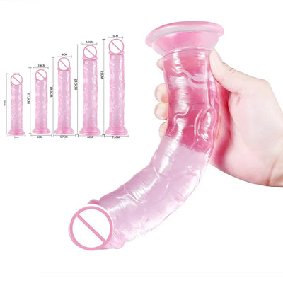 ดูดที่แข็งแกร่งถ้วยวุ้นขนาดใหญ่สมจริงDildoดูดขนาดใหญ่อวัยวะเพศชายDick Butt Plug Anal Sex Toysสําหรับหญิงผู้ใหญ่Man Sex Shop Dildo