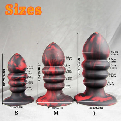 Huge Anal Plug Dildo Soft Big Anal Dilator Stimulate Vaginal Anus Masturbator Butt Plug Sex Toys for Women Men Sex Products 18+