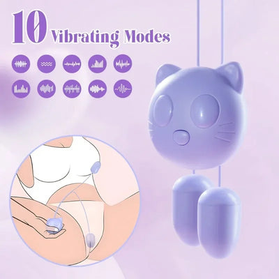 Thaisextoy จิ๋มกระป๋อง ไข่สั่น ดิลโด้ Wireless Vibrating G Spot Clitoris Stimulator Double Egg Dildo Butt Plug Vibrators Wearable Sex Toys for Women Couples Adult 18+
