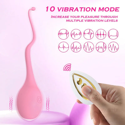 Remote Control Vaginal Vibrator For Women Nipple Clitoris Stimulator Wear Vibrating G-Spot Love Egg Massager Sex Toys for Adults