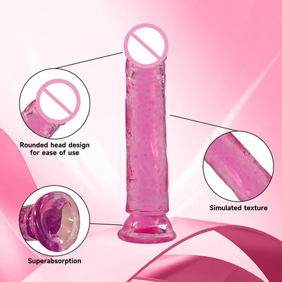 Thai sextoys จิ๋มกระป๋อง ไข่สั่น ดิลโด้ Unisex Adult SexToy Realistic Jelly Dildo TPE Penis with Suction Cup G Spot Anal Plug Female Masturbator Sex Toys