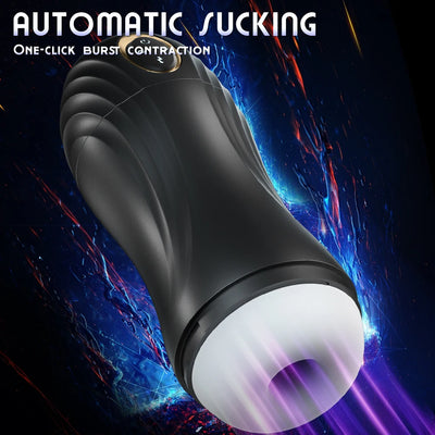 Automatic Sucking Male Masturbators Sex Machine Blowjob Toy Adult Sex Toys for Men Pocket Pussy Stroker Vibration & Suction 18+