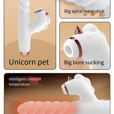 Thailand sex toys หญิงMasturbationของเล่นเพศVibratorรูปยูนิคอร์นความร้อนDildoเครื่องClitoris SuckerนวดSexshopเครื่องมือสําหรับผู้ใหญ่