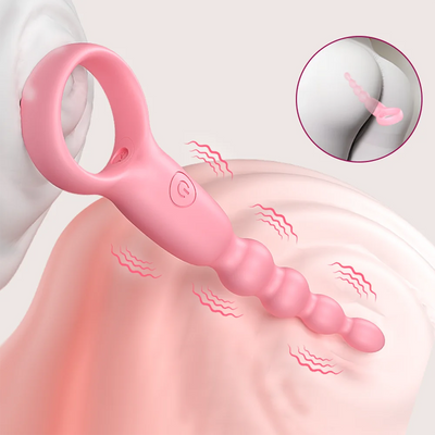 10 Speed Anal Vibrator for Women Vibrating Anal Beads Butt Plug Prostate Massage Soft Silicone Plugs Sex toys For Adults Sex Toy