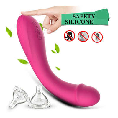 Dildo Vibrator for Women Clit Stimulator Soft Silicone G Spot Vagina Anal Vibrator Female Masturbator ผู้ใหญ่เซ็กซ์ทอยสำหรับผู้หญิง