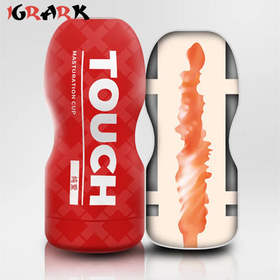 Male Masturbator Cup Soft Pussy Sex Toys Transparent Vagina Adult Endurance Exercise Products Vacuum Pocket Cup Sex Toys for Men