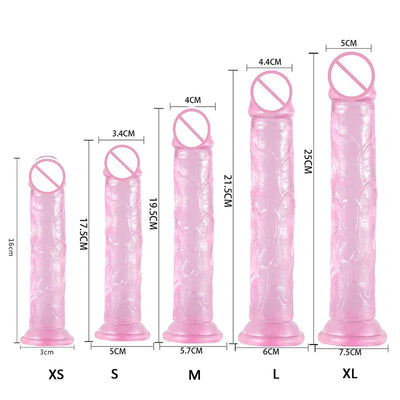 ดูดที่แข็งแกร่งถ้วยวุ้นขนาดใหญ่สมจริงDildoดูดขนาดใหญ่อวัยวะเพศชายDick Butt Plug Anal Sex Toysสําหรับหญิงผู้ใหญ่Man Sex Shop Dildo