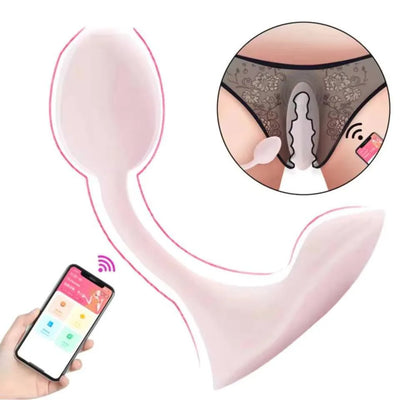 Bluetooth Female Vibrator Masturbators Women's Dildo Butterfly Vibrator Sex Toys For Women Couples APP Remote Control Anal Toys