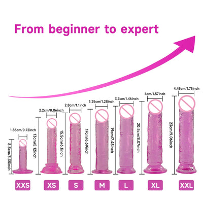 Thai sextoys จิ๋มกระป๋อง ไข่สั่น ดิลโด้ Unisex Adult SexToy Realistic Jelly Dildo TPE Penis with Suction Cup G Spot Anal Plug Female Masturbator Sex Toys
