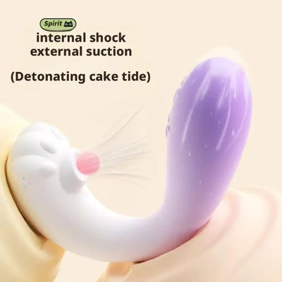 Thai Sex toys ของเล่นผู ดิลโด้ จิ๋มกระป๋อง ไข่สั่น Suck Jump Egg Remote control Flirting Masturbation Clit Sucker G-spot stimulation False penis Vibrator For women Sextoy