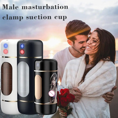 Men Masturbator Cup Manual /Automic Sucking Male Masturbator Vibration Blowjob Machine Sex Machine Penis Oral Machine