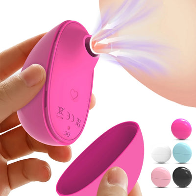 Portable Mini Sucking Vibrator Shell Design Sucker Nipple Stimulator G-spot Vaginal Pussy Massager Sex Toys Goods For Adults 18+