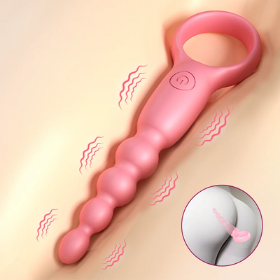 10 Speed Anal Vibrator for Women Vibrating Anal Beads Butt Plug Prostate Massage Soft Silicone Plugs Sex toys For Adults Sex Toy