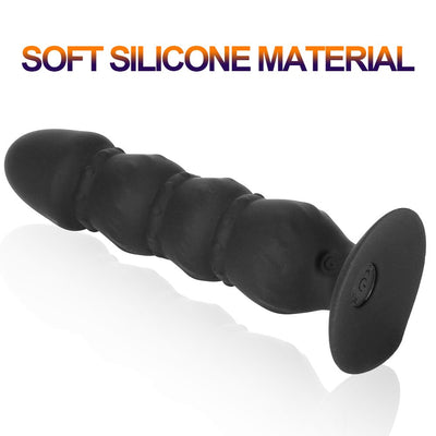 10 Speeds G-Spot Stimulation Bead Dildo Vibrator Remote Control Anus Vibrating Dildo Prostate Massager Vibrator Sex Toys for Men