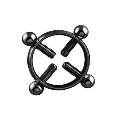 1Pc Stainless Steel Round Fake Non-Piercing Nipple Shield Ring Sexy Breast Body Jewelry Gift Body Piercing Jewelry Nipple Clamps