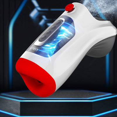 2021 New Upgrade Real Oral Blowjob Male Masturbator Deep Throat Air Control Vacuum Sucking Vibrating Sex Machine Sex Toy for Men