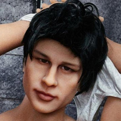 Neodoll Racy Charles - Male Sex Doll Head - Tan