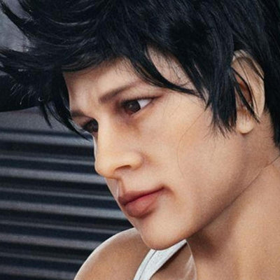 Neodoll Racy Charles - Male Sex Doll Head - Tan