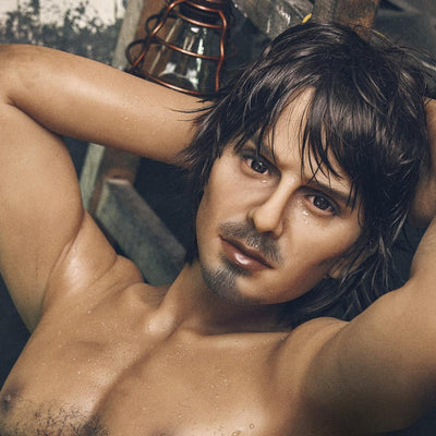 Neodoll Racy Nicholas - Male Sex Doll Head - Tan