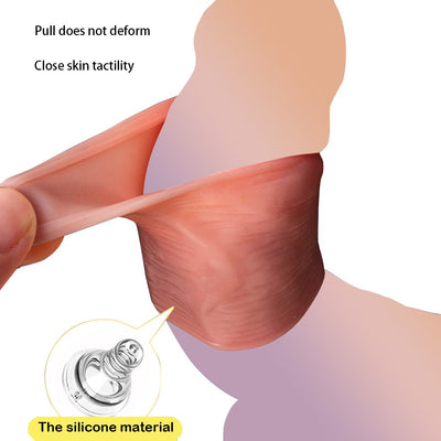 5PCS Foreskin Correction Penis Sleeve Cock Ring Glans Stimulate  Sex Toys for Men Delay Ejaculation Screw Shape Two Sizes