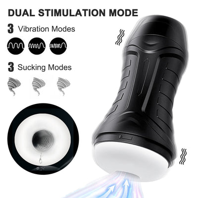 Automatic Male Sucking Masturbator Vibrator Vagina Oral Blowjob Pussy Vacuum Masturbations Cup Sex Toys Adults Goods for Men