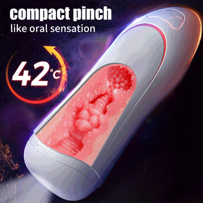 Automatic Strong Vibrating Soft Silicone Sucking Masturbator Real Vagina Pocket Pussy Sex Toys for Men Masturbation Cup Adult