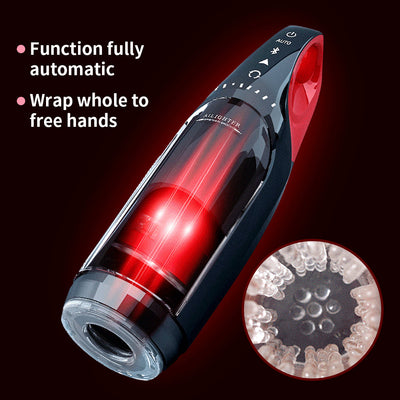 Automatic Telescopic Rotation 10 Adjustable Mode Male Masturbator Pussy Masturbation Cup Electric Climax Blowjob Sex Toy for Men