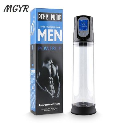 Electric Penis Pump Sex Toys for Men Penis Enlarger Male Masturbator Penile Extender Enlargement Dick Pump Vacuum Pump
